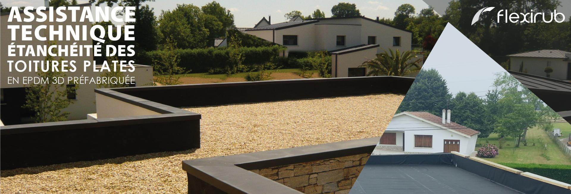 EPDM pour étanchéité toitures plates et toits terrasses