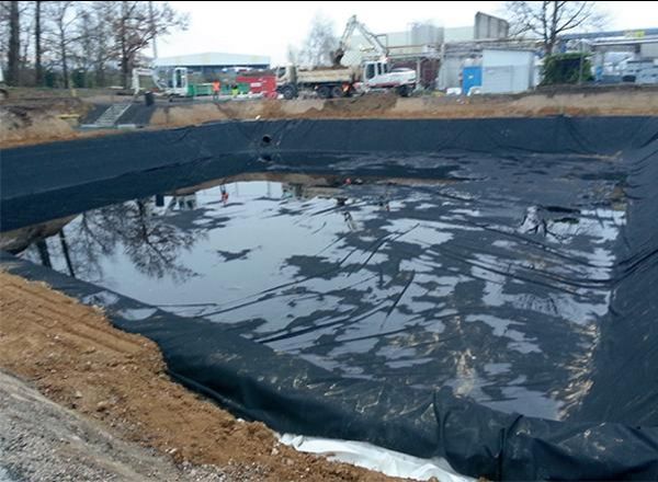 JEDAL Bâche pour Bassin Extérieur, Robuste Noire Membrane De